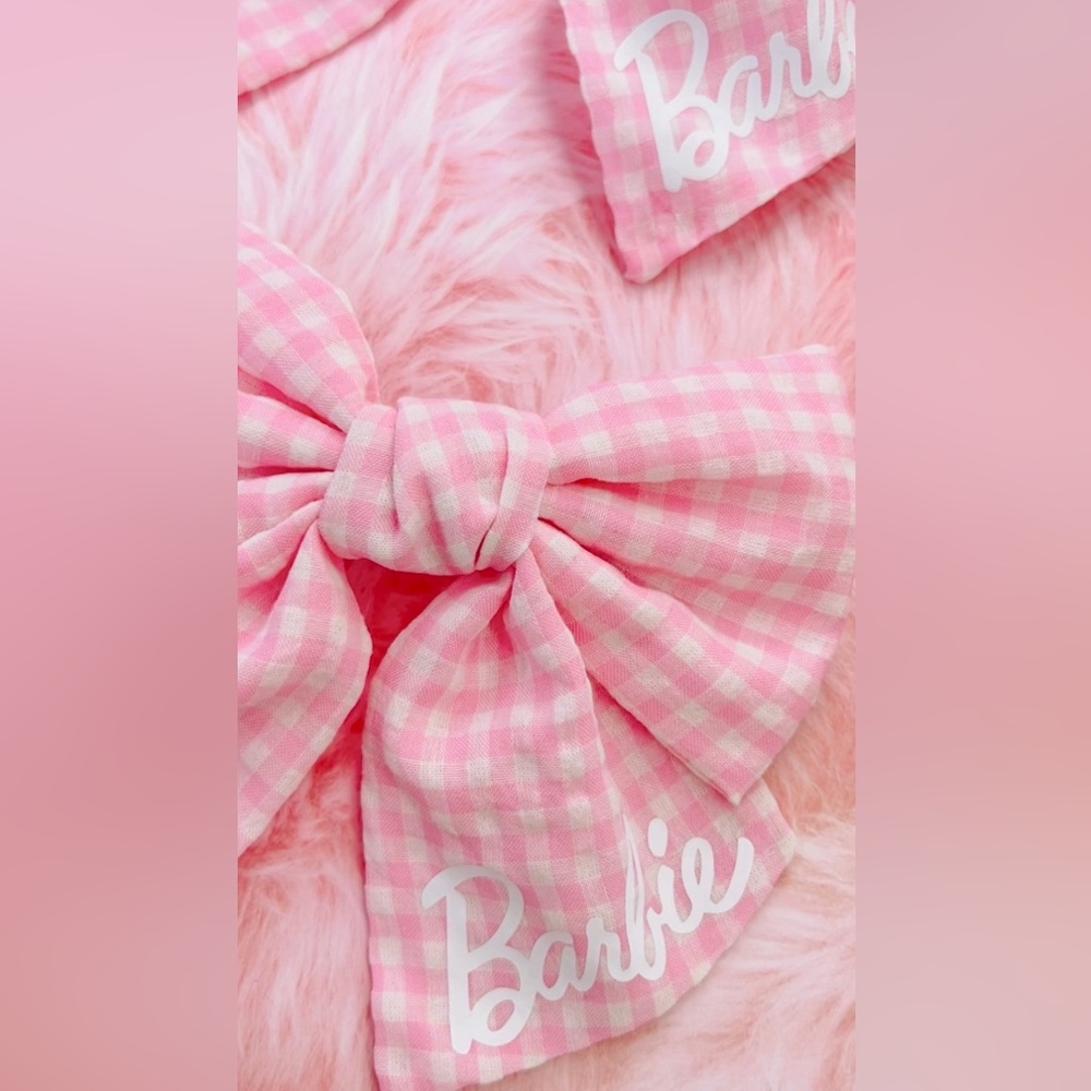 Barbie Inspired Hair Bow - Picture 1 of 7